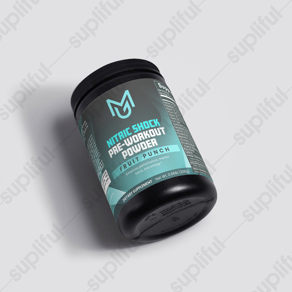 Nitric Shock Pre-Workout Powder (Fruit Punch)