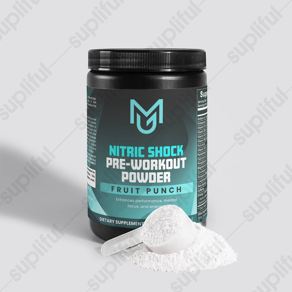 Nitric Shock Pre-Workout Powder (Fruit Punch)